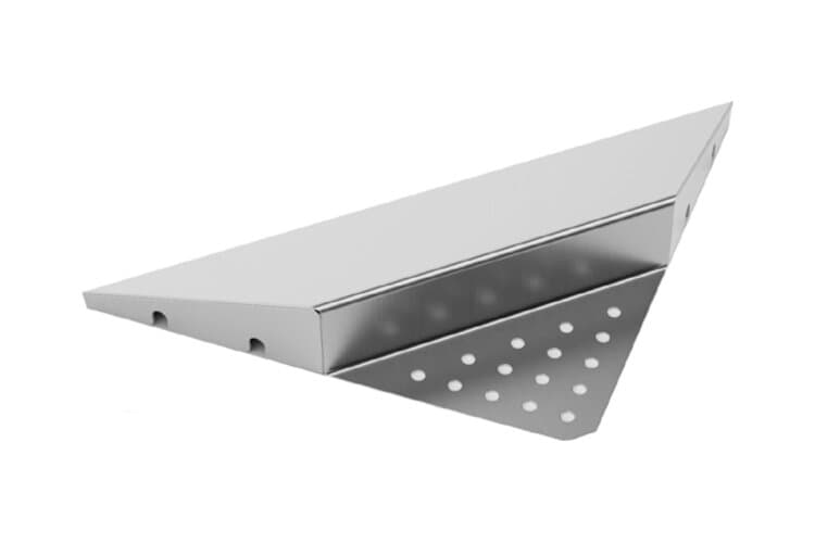 Shaving Shelf in Gun Metal