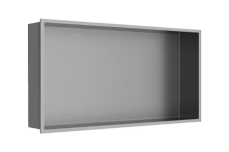 Shower Niche 12 x 24 in. in Gun Metal